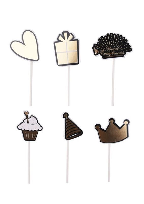 Artikel Party Black&Gold Kuchendeko 