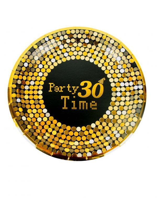 Article Party 30 Ans Grande Assiette 23Cm