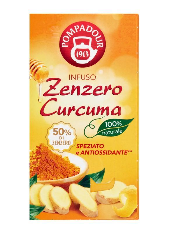 POMPADOUR Infusion Curcuma Gingembre 20 Sachets 
