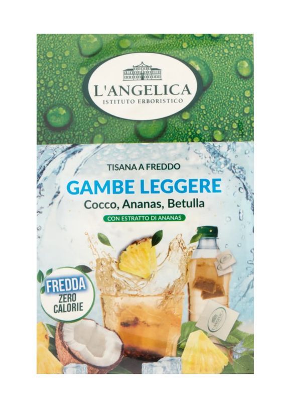 L'ANGELICA Tisana Fredda Gambe Leggere 18 Bustine 