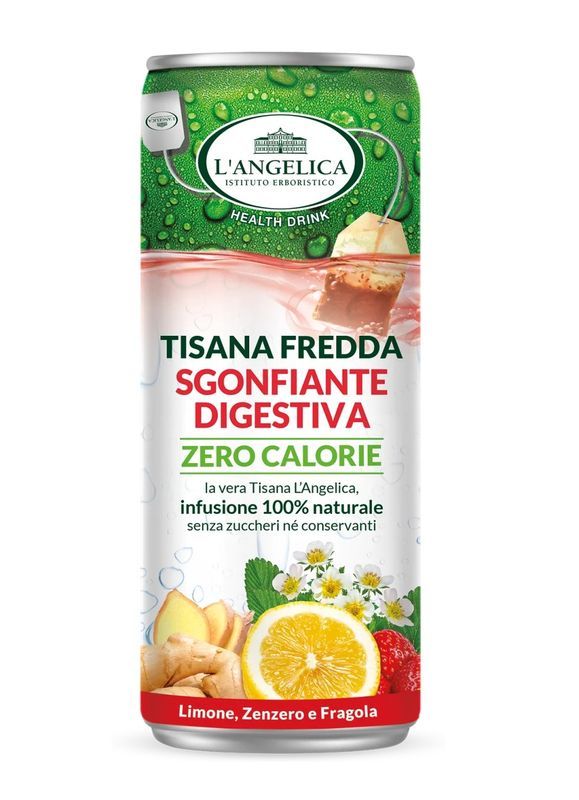 L'ANGELICA Tisana Fredda Sgonfiante Digestiva 240Ml 