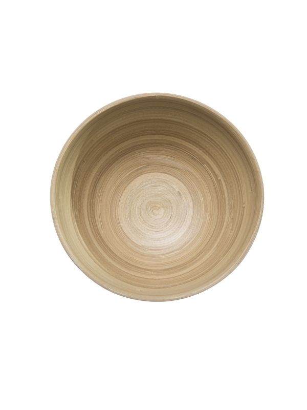 Salatschüssel aus natürlichem Bambus, 30 cm