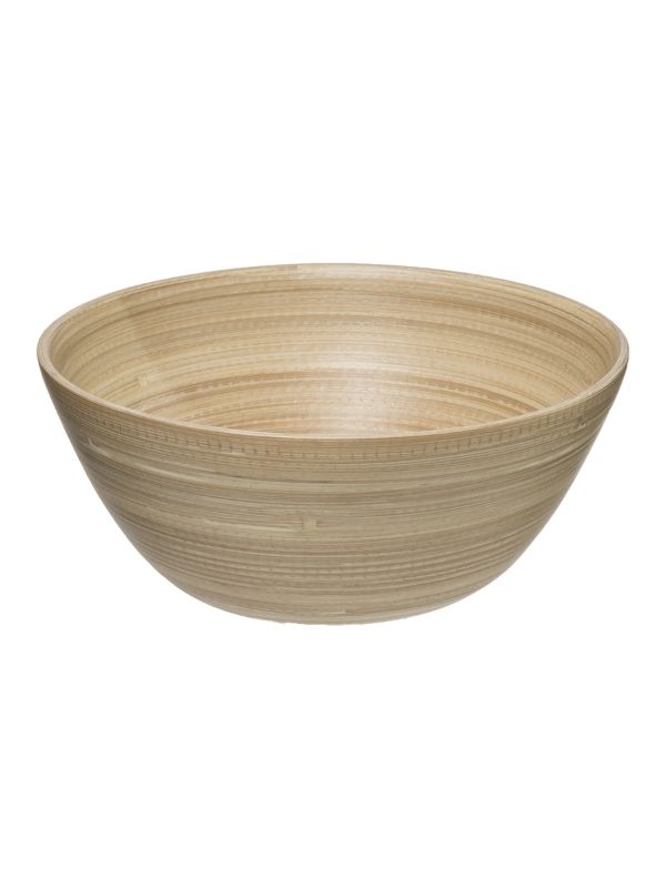 Salatschüssel aus natürlichem Bambus, 30 cm