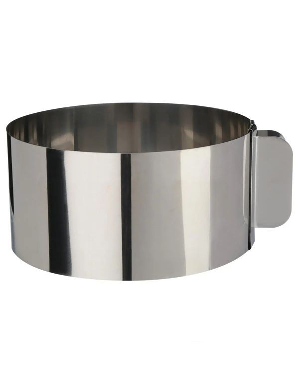 Accessori Pasticceria Tortiera Estensibile In Acciaio Inox 30Cm