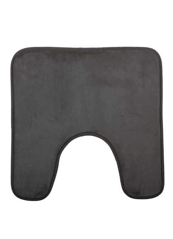 Tappeto Da Bagno Per Wc Grigio 48X48Cm