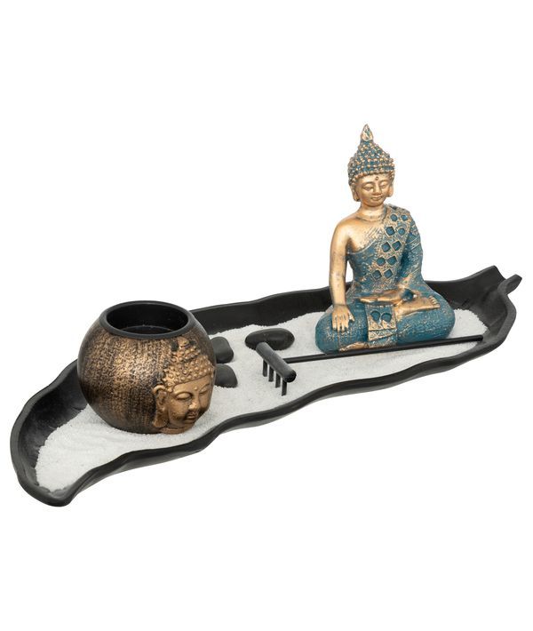 Giardino Zen In Legno E Resina Shamy 36Cm