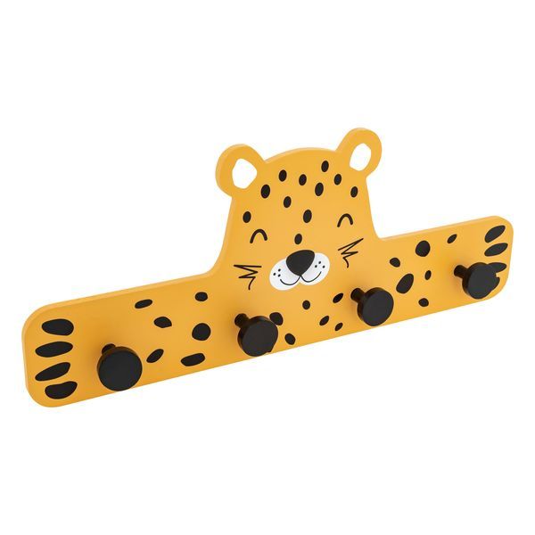 Kleiderständer Mit 4 Haken Leopard