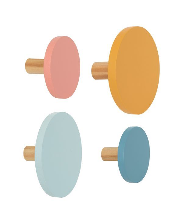 Kleiderständer Mit 4 Haken Color