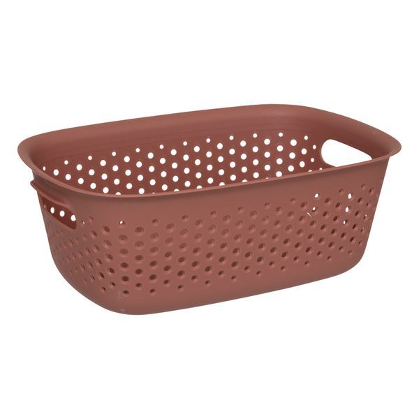 Cesta Per Il Bucato Rigida Tila Terracotta 28X19X11Cm