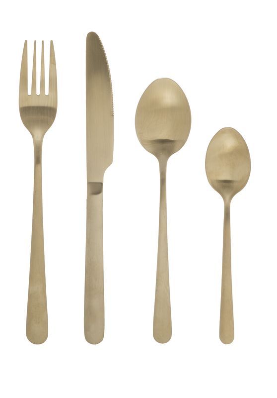 Tafelbesteck Gold 24 Stücke 