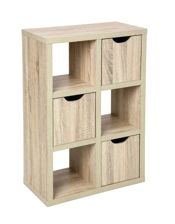 Schrank Mit Holzschubladen Bivoak  60X30X95Cm