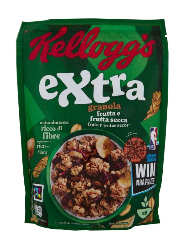 KELLOG'S Extra Granola Fruits & Noix 375G 