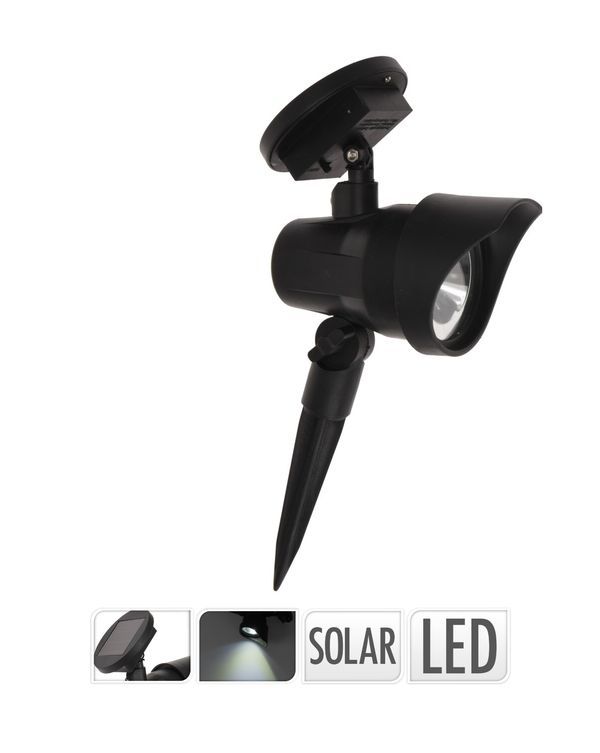 Lampe Solaire De Jardin En Plastique 13X27Cm