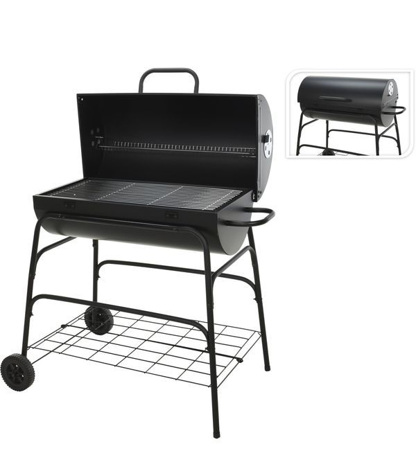 Accessoire Bbq Cylindre Avec Roues 39X79Cm
