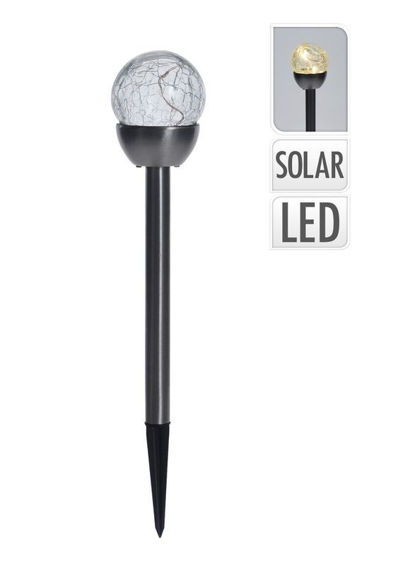 Lampe Solaire De Jardin 5 Lampes Boules 6X36Cm