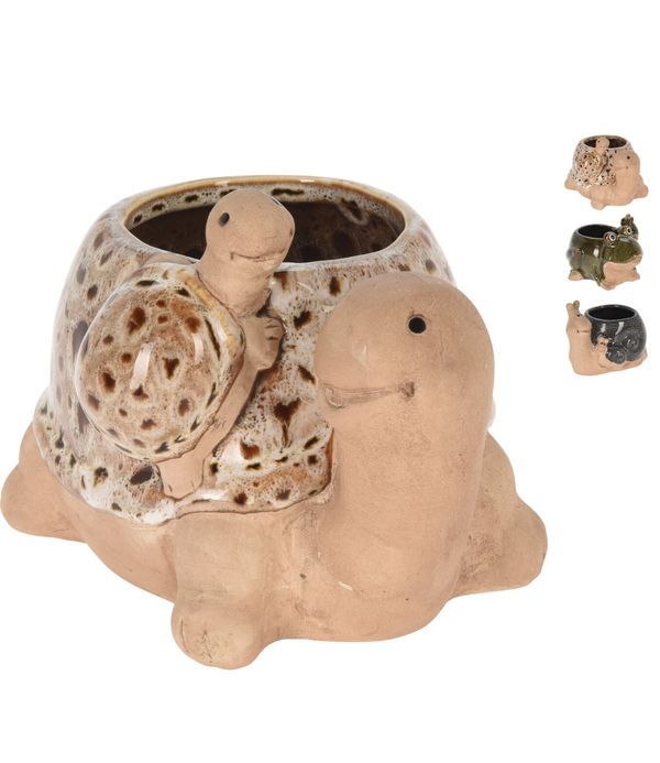  Vase À Thème Animal 15X11X10Cm - Assortis