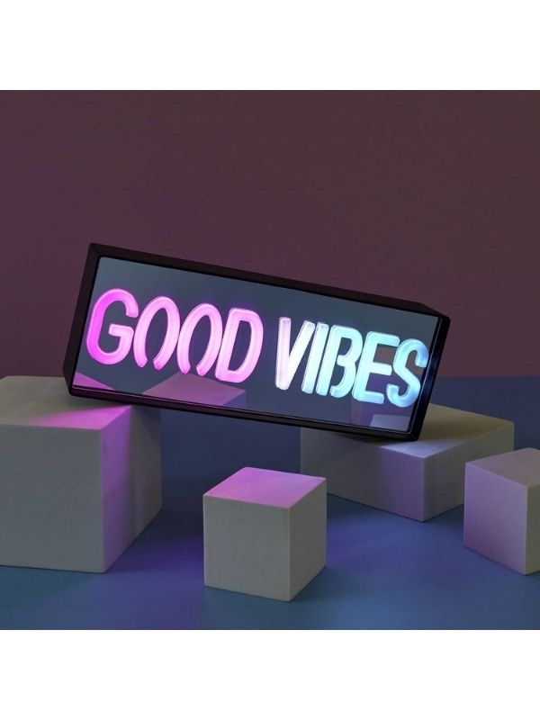 Lampe Led Effet Neon Good Vibes 