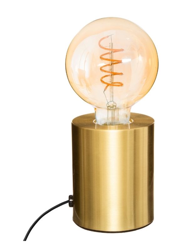 Lampe Deco Avec Base Saba Or 10.5Cm