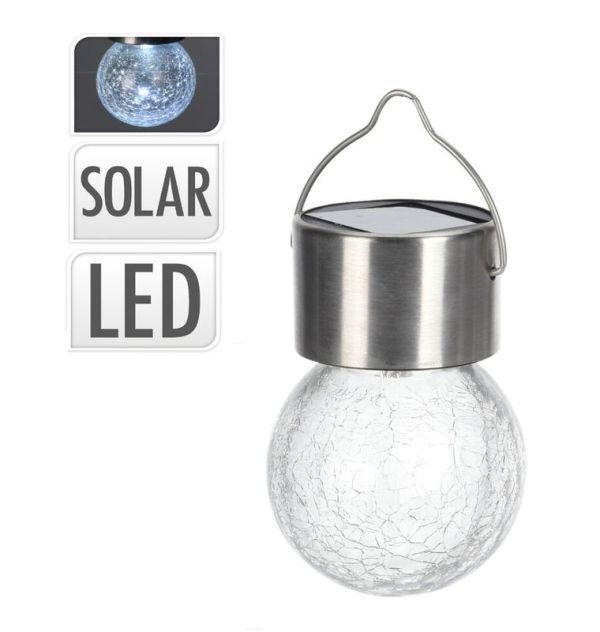 Lampada Solare Da Appendere In Inox 6Cm