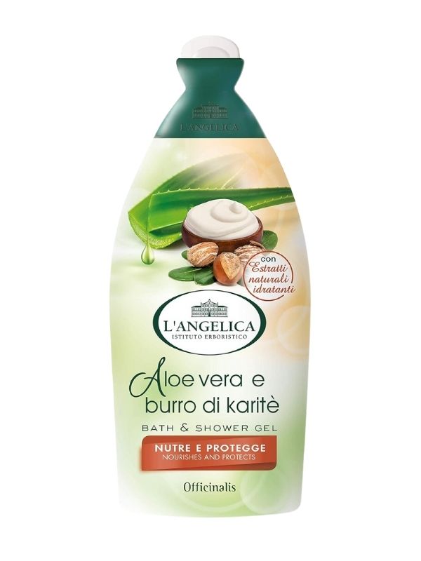 L'ANGELICA Bain Douche Aloe Vera Et Beurre De Karité 500Ml