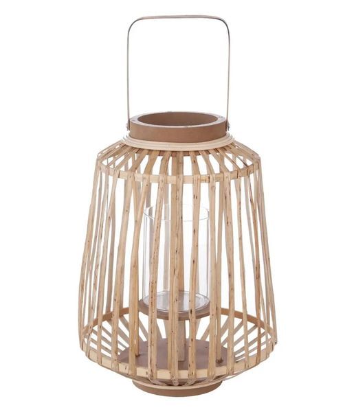 Lanterne En Rotin 35Cm