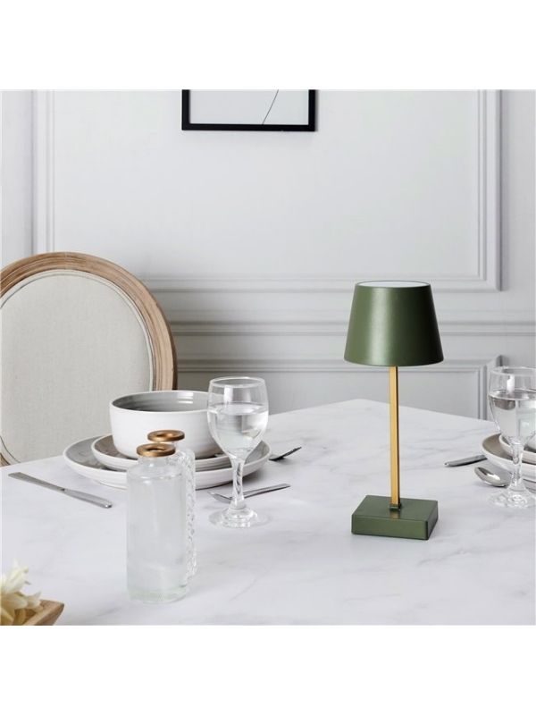 Lampe De Table À Led Tactile Vert 