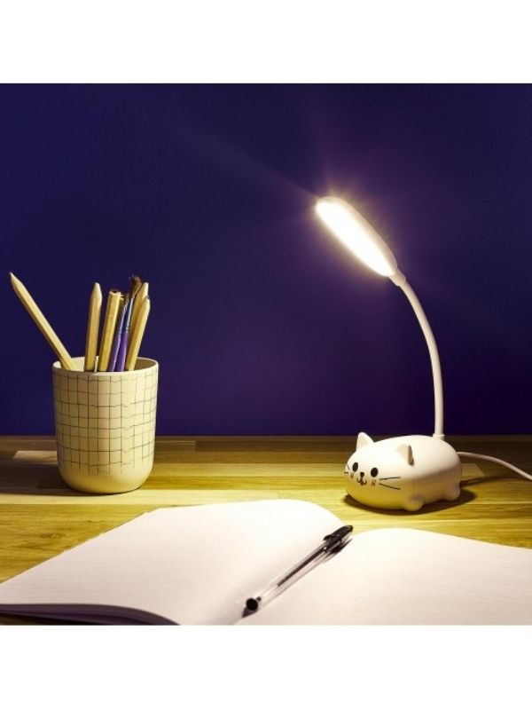 Lampada Notturna Per Bambini A Forma Di Gatto 