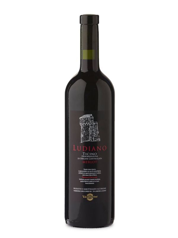 LUDIANO Merlot Vins Du Tessin DOC 75Cl 13 % Vol