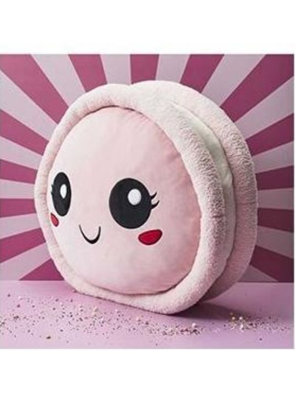 Peluche Kawaii Macarons Roses 70Cm
