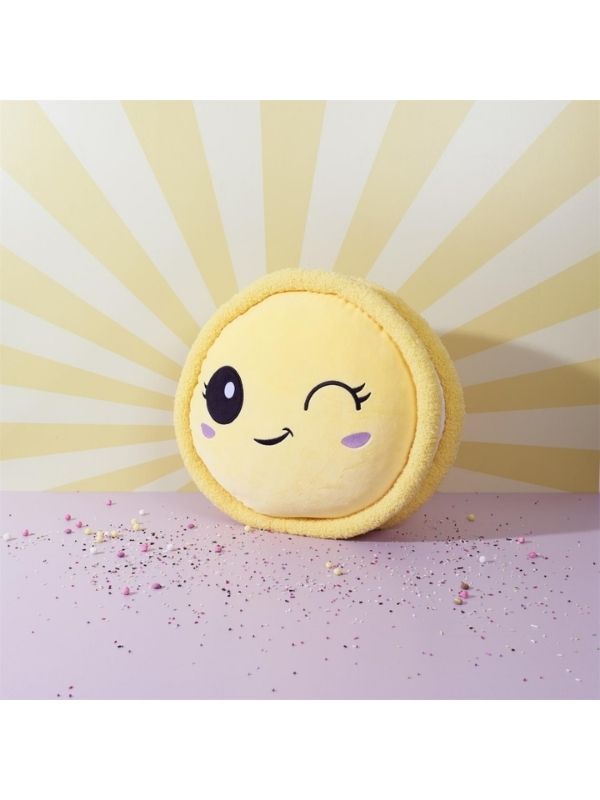 Peluche Kawaii Macarons Jaunes 36Cm