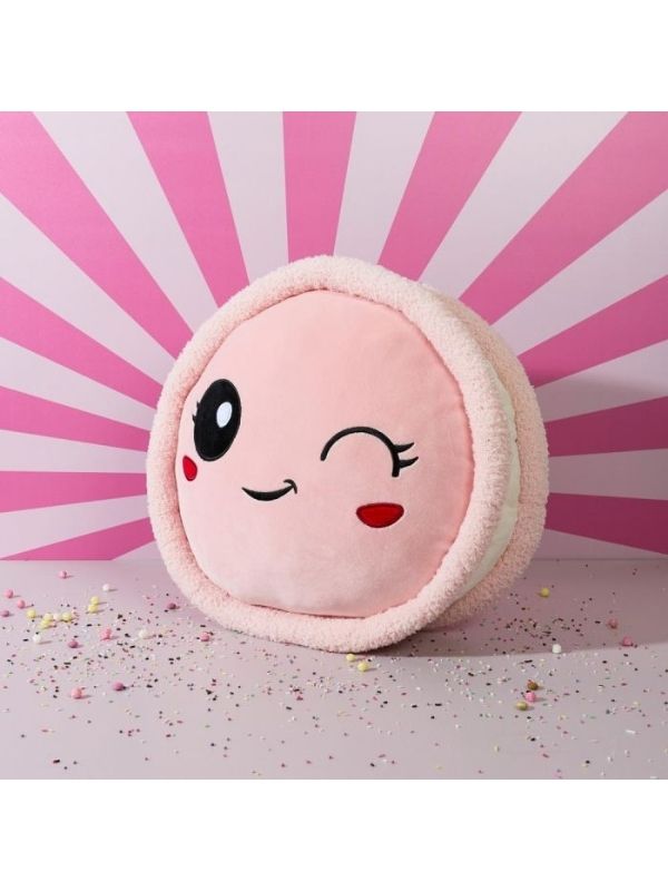 Peluche Kawaii Macarons Roses 36Cm