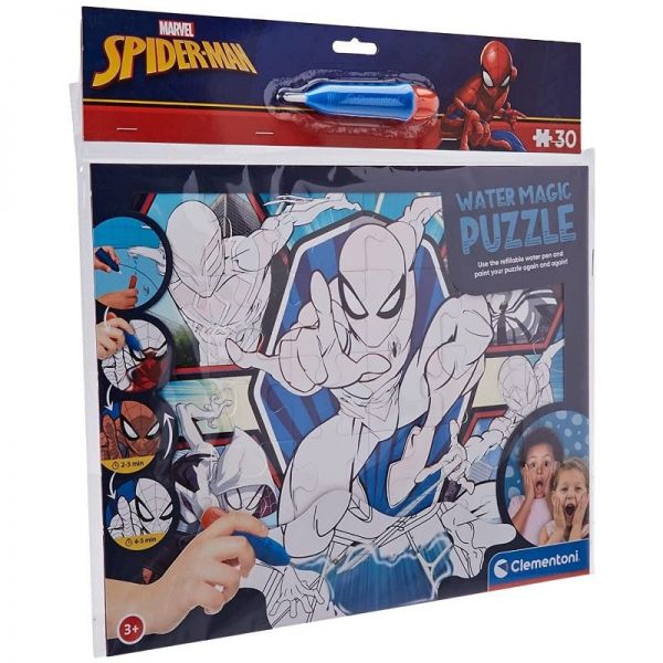 Magic Puzzle Ad Acqua Di Spiderman 30 Pezzi - Clementoni