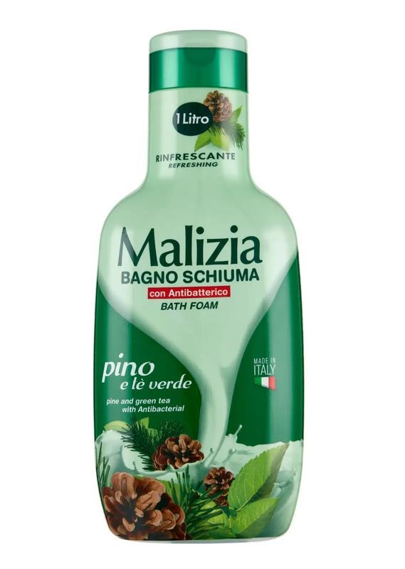 MALIZIA Bagno Schiuma Pino E Te Verde 1000Ml