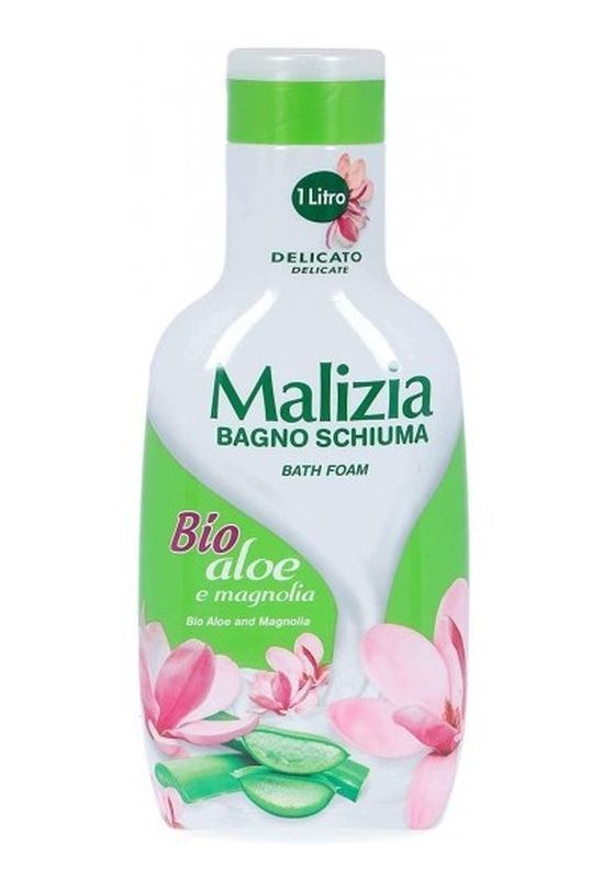 MALIZIA Bagno Schiuma Bio Aloe E Magnolia 1000Ml