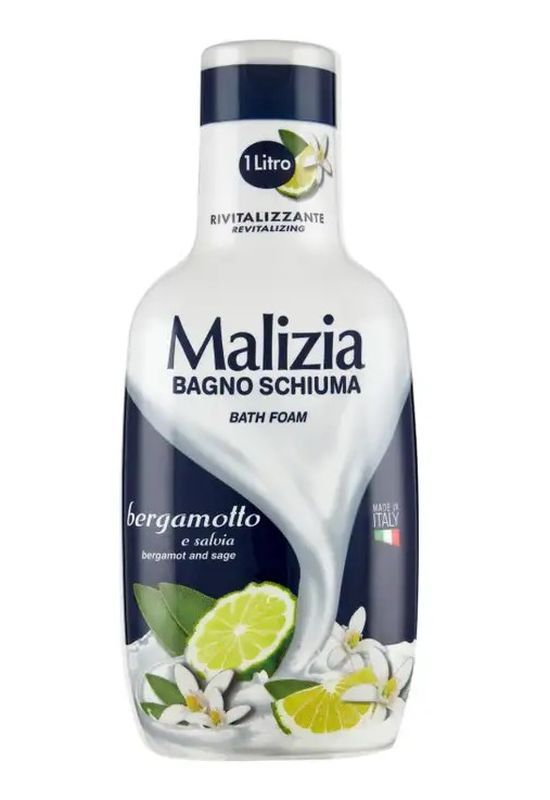 MALIZIA Bagno Schiuma Bergamotto 1000Ml