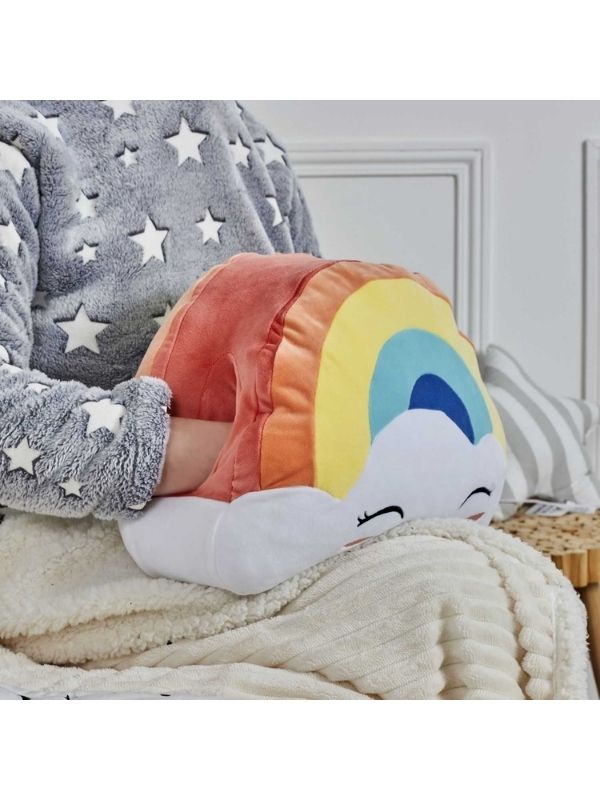  Chauffe-Mains En Peluche En Forme D’Arc-En-Ciel 