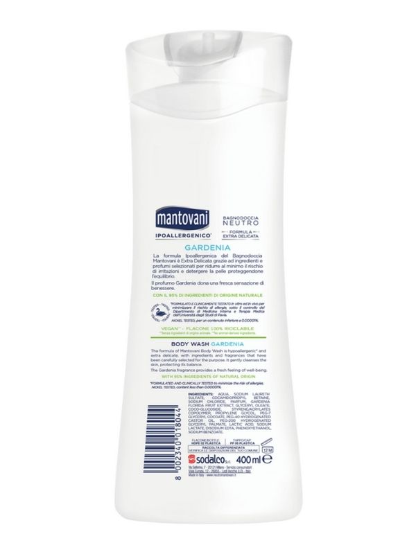 MANTOVANI Bain Douche Gardénia 400Ml