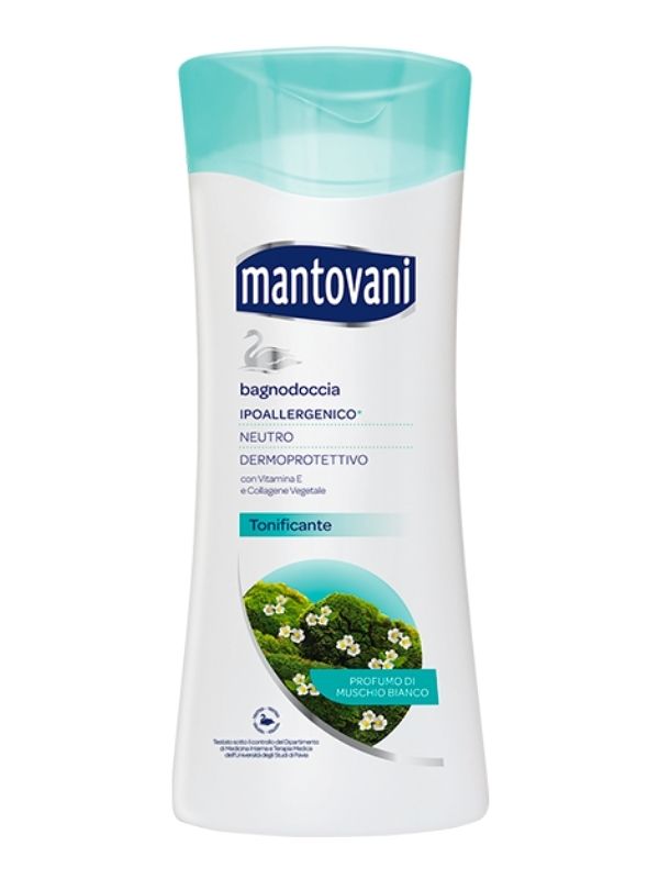 MANTOVANI Bain Douche Musc Blanc 400Ml