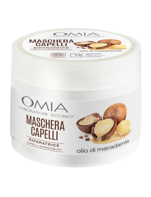 OMIA Maschera Capelli Olio Di Macadamia 250Ml