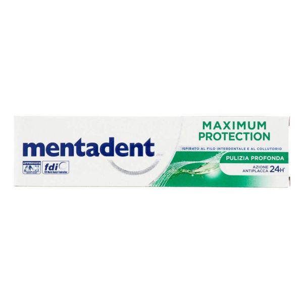 Mentadent Dentifricio Maximum Protection Pulizia Profonda 75ml
