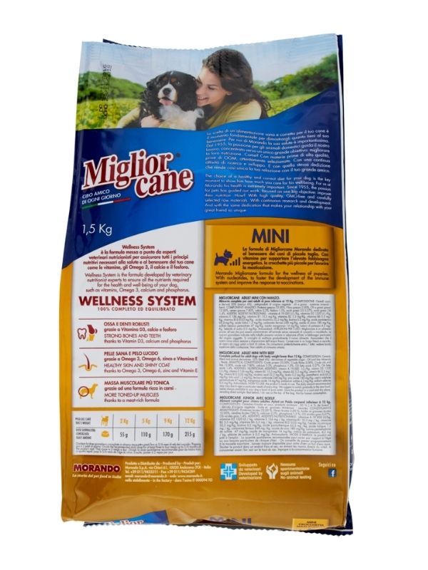 MIGLIOR CANE Wellness System Leckerlis Mini Rindfleisch 1.5Kg