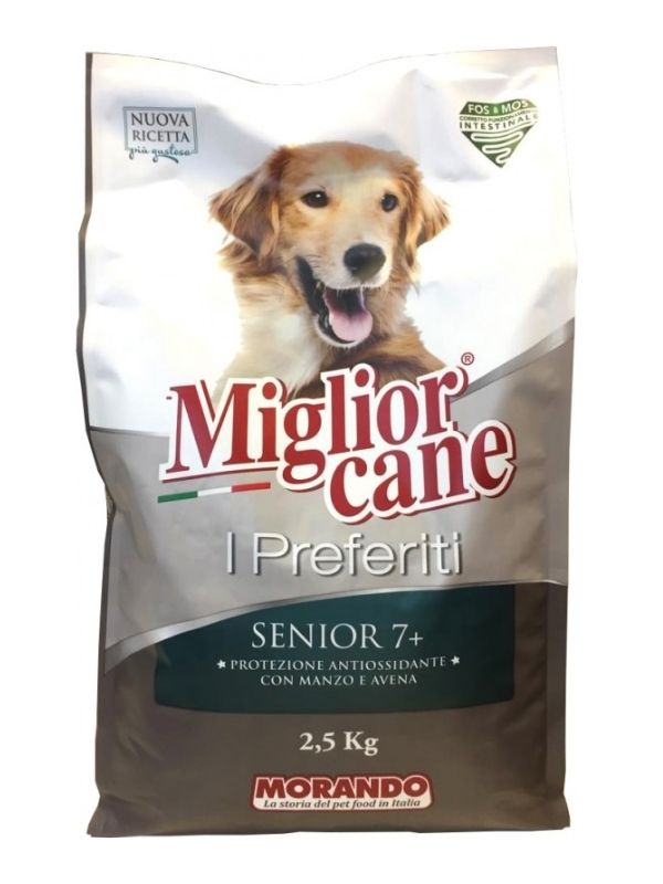 MIGLIOR CANE Preferiti Leckerlis Senior Rindfleisch Und Haferflocken 2.5Kg