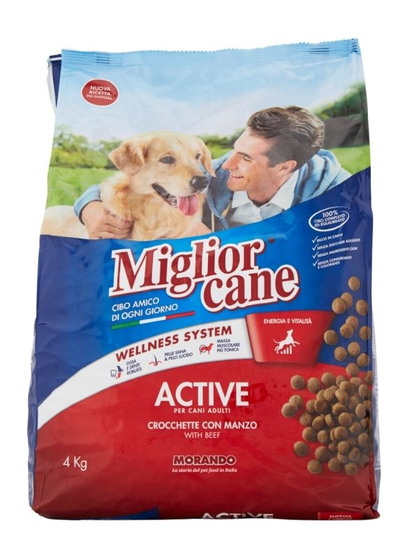 MIGLIOR CANE Wellness System Leckerlis Rindfleisch 4Kg