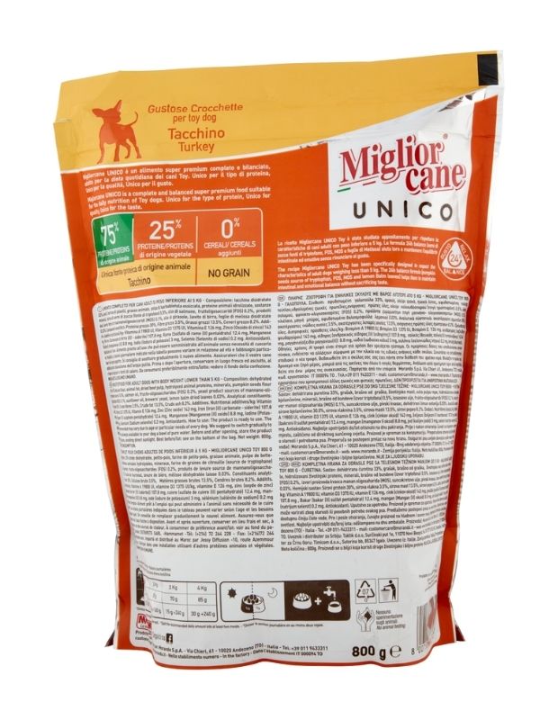 MIGLIOR CANE Wellness System Leckerlis Truthahn 800G