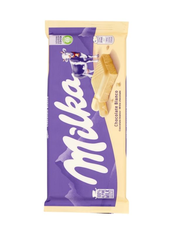 MILKA Tavoletta Di Cioccolato Bianco 100G