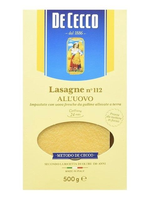 DE CECCO N.112 Lasagne All'Uovo
