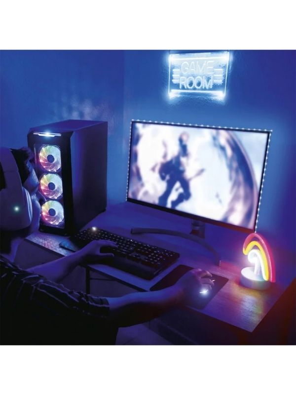  Nastro Rgb 30 Luci Led Multicolore Con Telecomando 100Cm