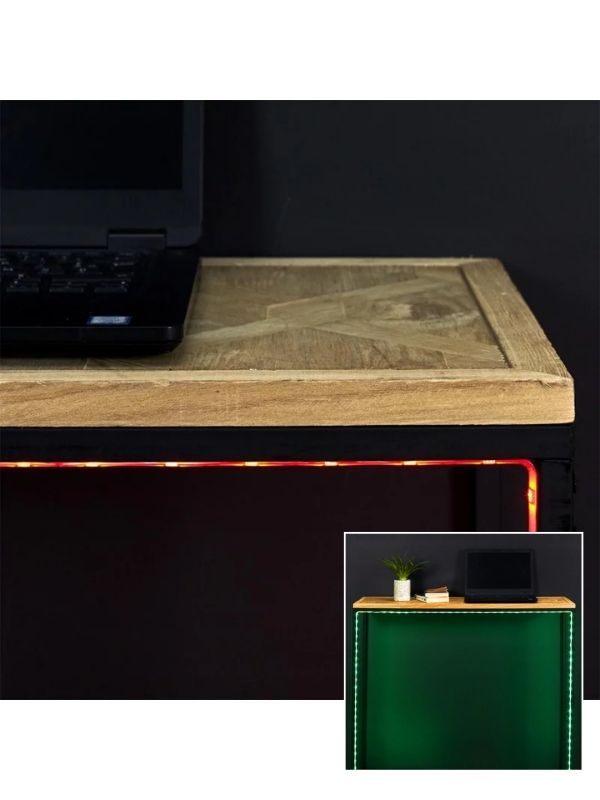  Nastro Rgb 30 Luci Led Multicolore Con Telecomando 100Cm