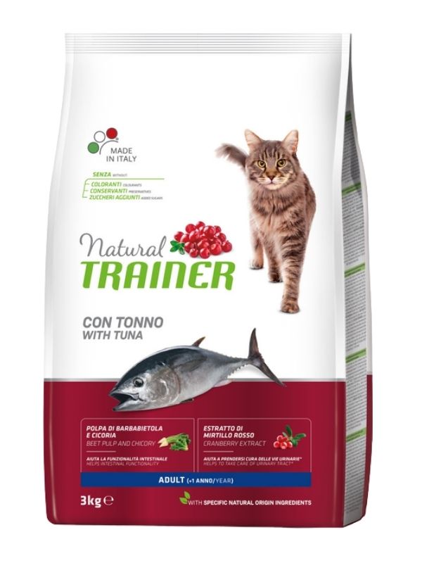 NATURAL TRAINER Gatto Adult (+1 Anno) Tonno 3Kg