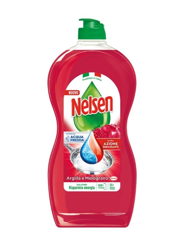 NELSEN Détergent Pour Vaisselle Argile Et Grenade 850Ml